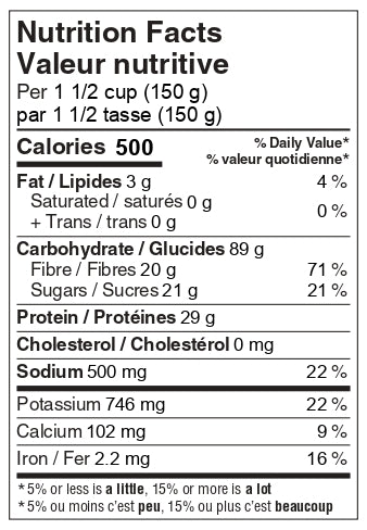 Vegan Backpacking Meal made in British Columbia