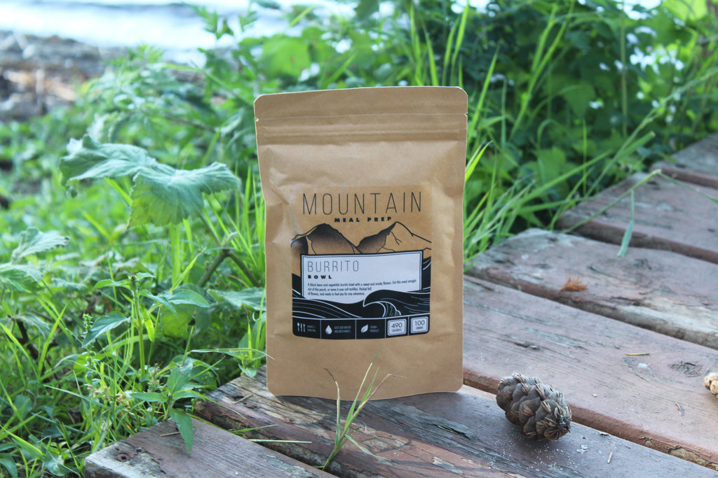 Vegan backpacking meal made in British Columbia