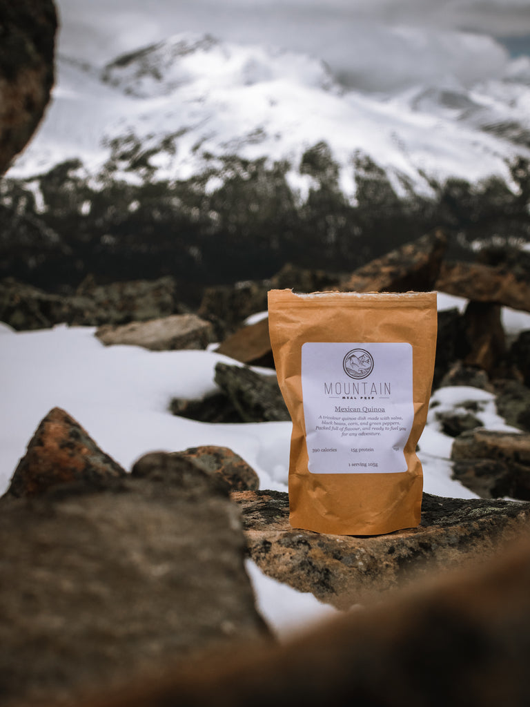 Vegan Backpacking Meal made in British Columbia